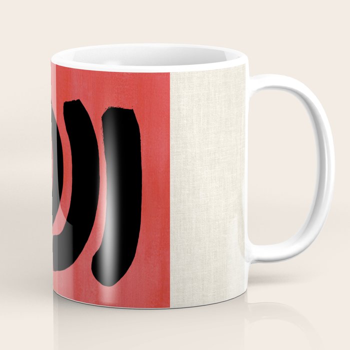 Red Round Coffee Mug Gallery Image 1