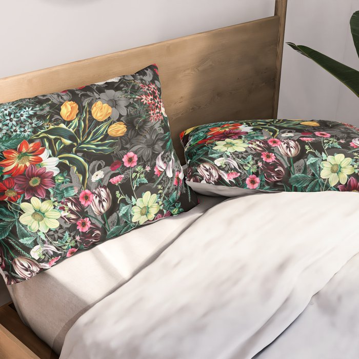 Summer Botanical Garden XII Pillow Sham Gallery Image 2