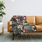 Summer Botanical Garden XII Throw Blanket Gallery Image 1