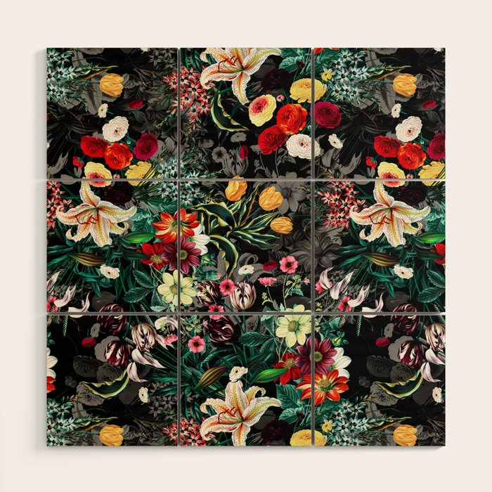 Summer Botanical Garden XII Wood Wall Art Gallery Image 1