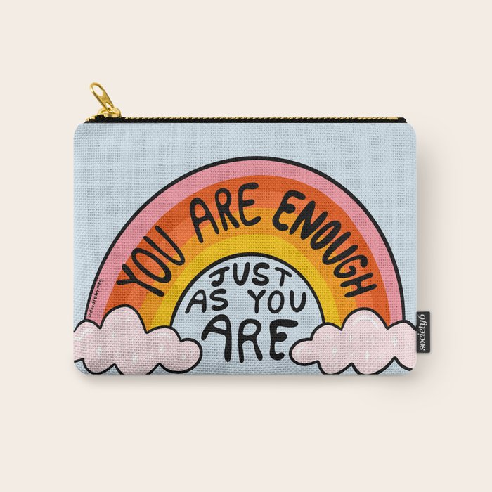 You Are Enough Carry All Pouch Gallery Image 1