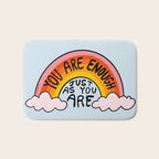 You Are Enough Bath Mat Gallery Image 1