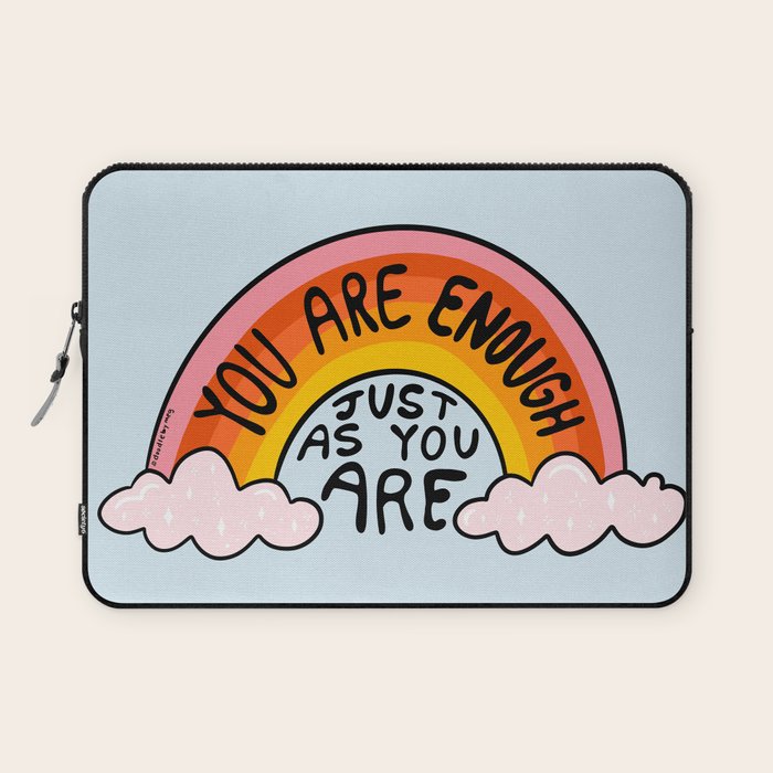You Are Enough Laptop Sleeve Gallery Image 1