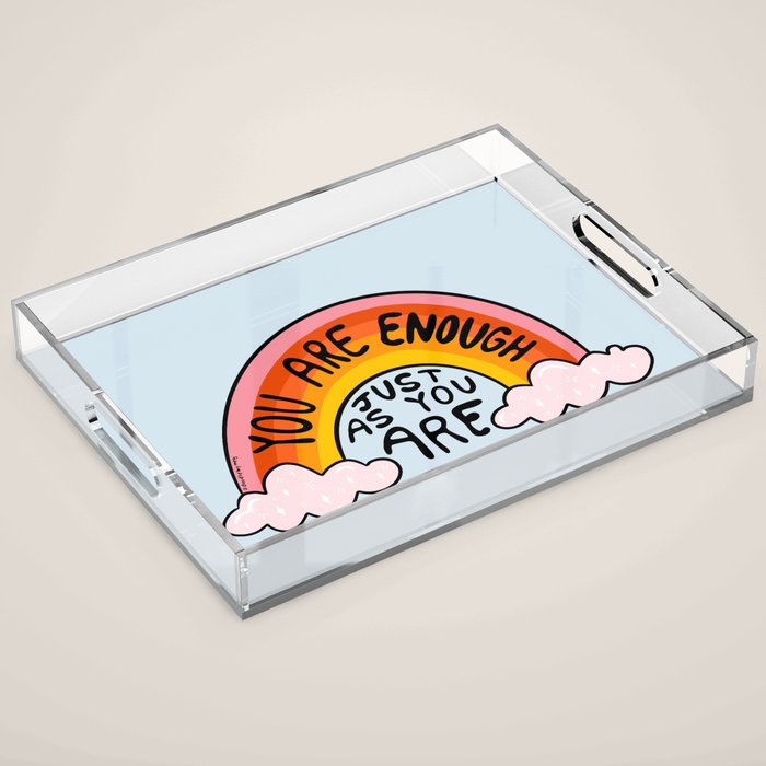 You Are Enough Acrylic Tray Gallery Image 1