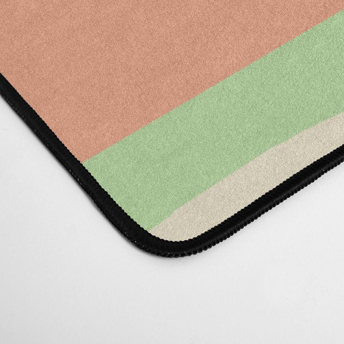 Retro Colorful Swirl Pattern Desk Mat Gallery Image 4