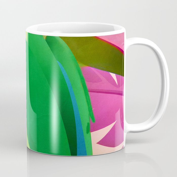 Parrot in a Tropical Setting 3 Coffee Mug Gallery Image 1