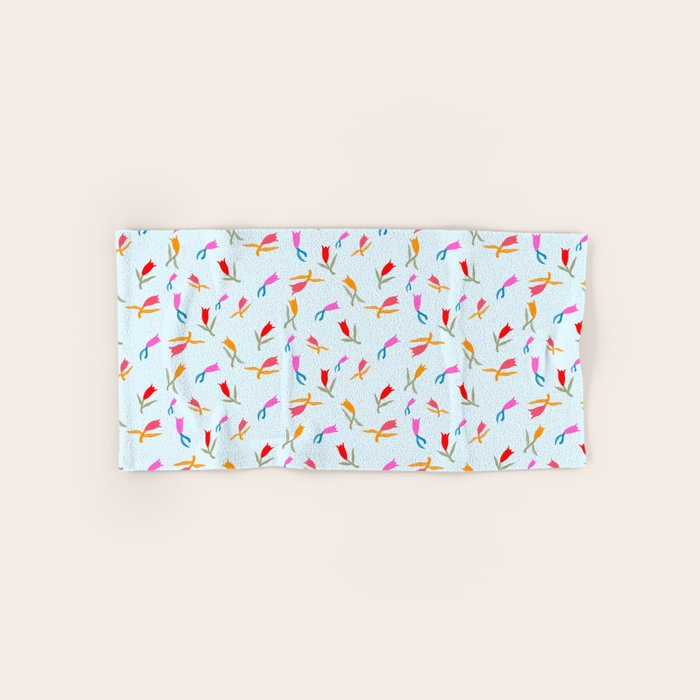 Wild Grace - Abstract Floral Coordinate Pattern Bath Towel Gallery Image 1