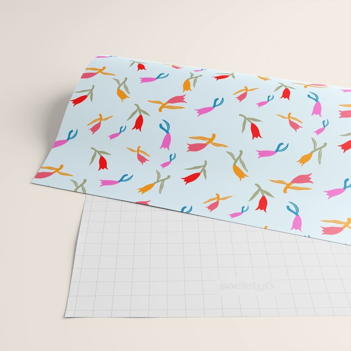 Wild Grace - Abstract Floral Coordinate Pattern Wrapping Paper Gallery Image 2