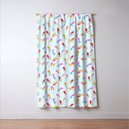 Wild Grace - Abstract Floral Coordinate Pattern Window Curtain Gallery Image 3