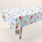 Wild Grace - Abstract Floral Coordinate Pattern Tablecloth Gallery Image 1