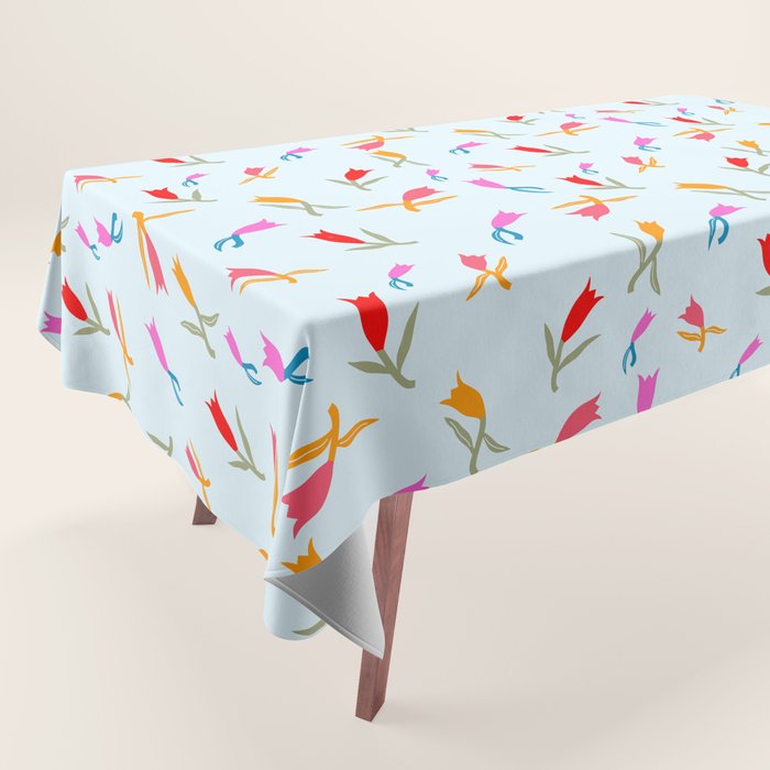 Wild Grace - Abstract Floral Coordinate Pattern Tablecloth Gallery Image 1