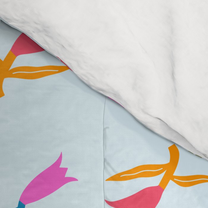 Wild Grace - Abstract Floral Coordinate Pattern Comforter Gallery Image 4