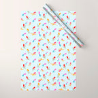 Wild Grace - Abstract Floral Coordinate Pattern Wrapping Paper Gallery Image 1