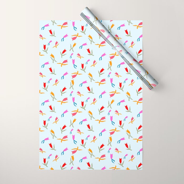 Wild Grace - Abstract Floral Coordinate Pattern Wrapping Paper Gallery Image 1