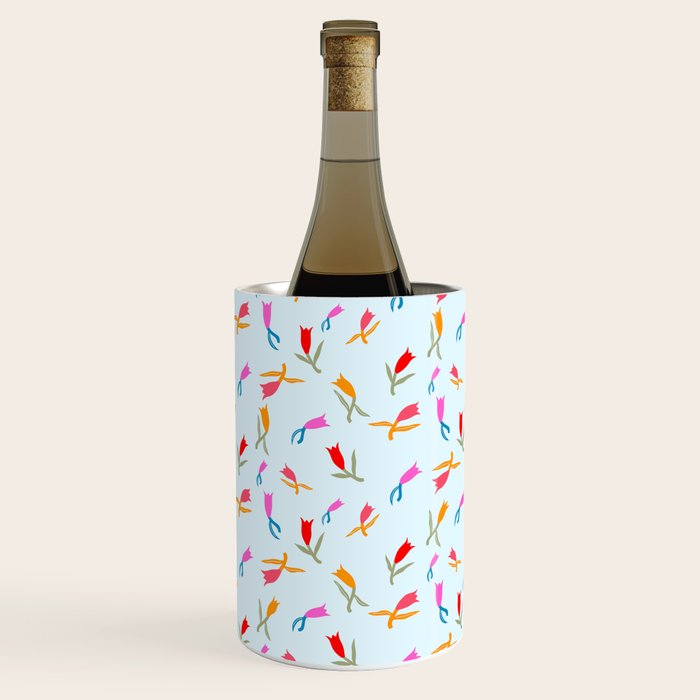 Wild Grace - Abstract Floral Coordinate Pattern Wine Chiller Gallery Image 1