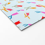 Wild Grace - Abstract Floral Coordinate Pattern Welcome Mat Gallery Image 2