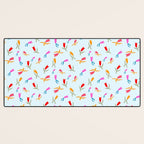 Wild Grace - Abstract Floral Coordinate Pattern Desk Mat Gallery Image 3