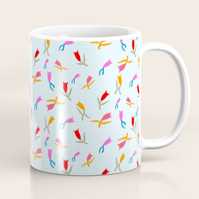 Wild Grace - Abstract Floral Coordinate Pattern Coffee Mug Gallery Image 1