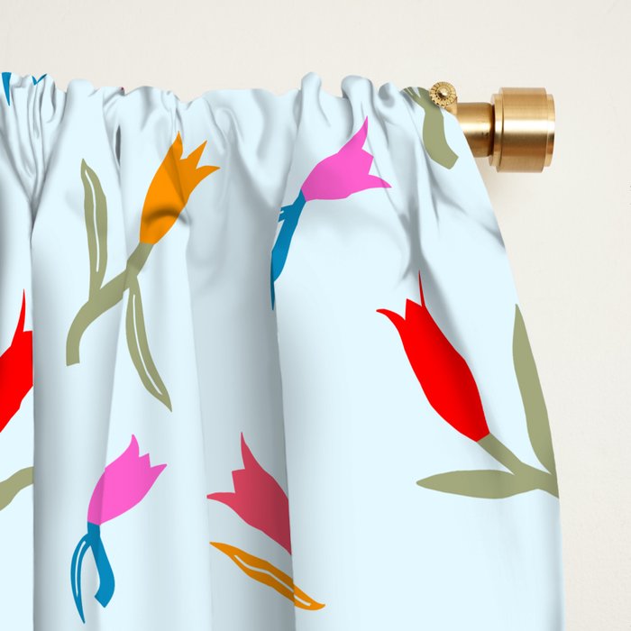 Wild Grace - Abstract Floral Coordinate Pattern Window Curtain Gallery Image 2