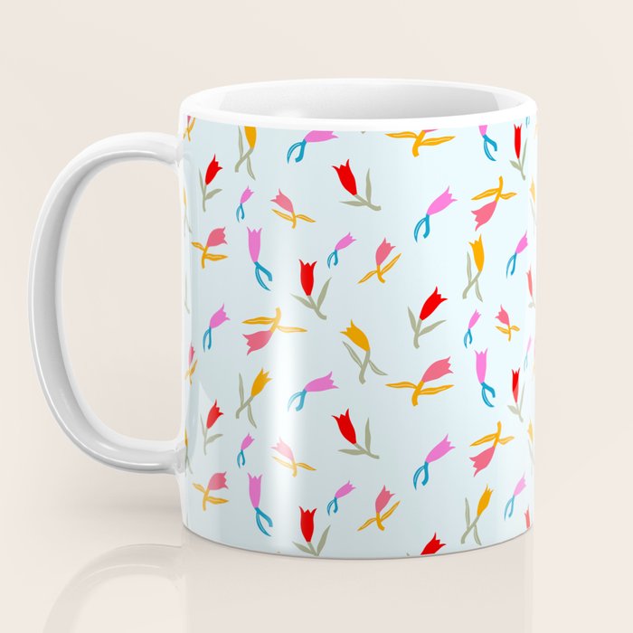 Wild Grace - Abstract Floral Coordinate Pattern Coffee Mug Gallery Image 3