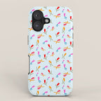 Wild Grace - Abstract Floral Coordinate Pattern iPhone Case Gallery Image 1