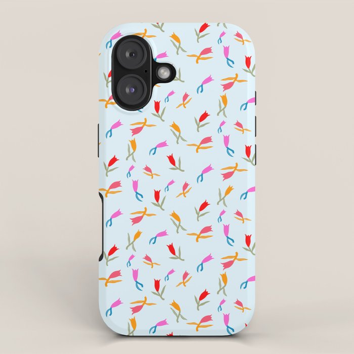 Wild Grace - Abstract Floral Coordinate Pattern iPhone Case Gallery Image 1