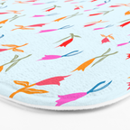 Wild Grace - Abstract Floral Coordinate Pattern Bath Mat Gallery Image 3
