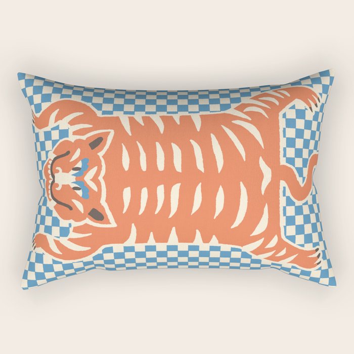 Tibetan tiger  Rectangular Pillow Gallery Image 1