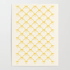 Bows & Ribbons Pattern IX Yellow Poster Gallery Image 4