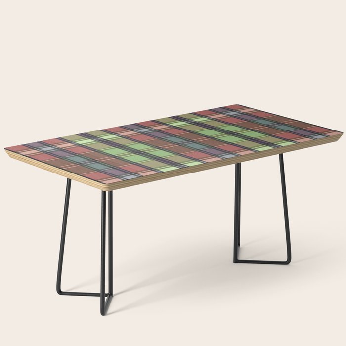 Fusion Colorful Toned Grids C Coffee Table Gallery Image 1