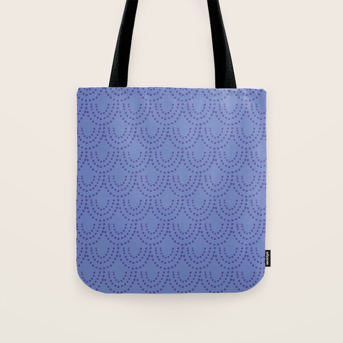 Periwinkle Scallops Tote Bag Gallery Image 1