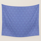 Periwinkle Scallops Wall Tapestry Gallery Image 4