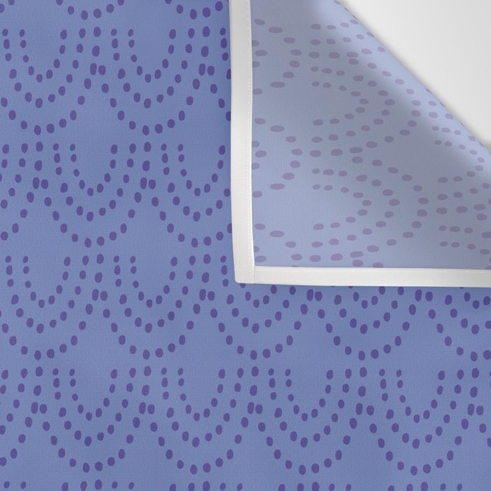 Periwinkle Scallops Wall Tapestry Gallery Image 3