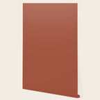 Terracotta Red Solid Color Wallpaper Gallery Image 2