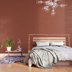 Terracotta Red Solid Color Wallpaper Gallery Image 3