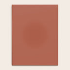 Terracotta Red Solid Color Notebook Gallery Image 4