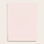 Light Millennial Blush Pink Solid Notebook Gallery Image 4