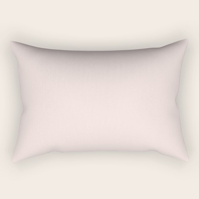 Light Millennial Blush Pink Solid Rectangular Pillow Gallery Image 1