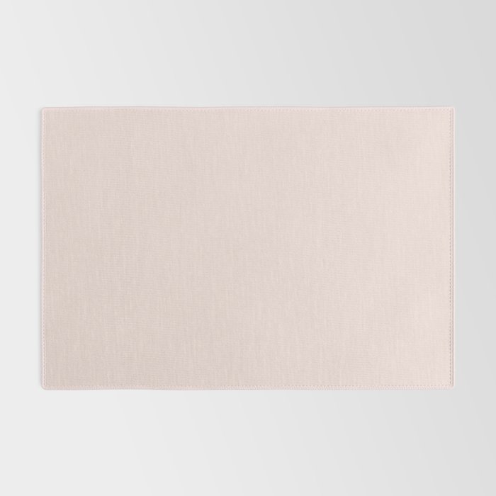 Light Millennial Blush Pink Solid Rug Gallery Image 2