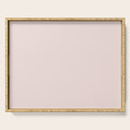 Light Millennial Blush Pink Solid Serving Tray Gallery Image 1