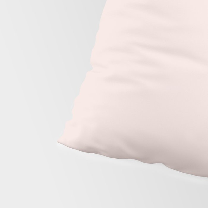 Light Millennial Blush Pink Solid Pillow Sham Gallery Image 4