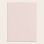 Light Millennial Blush Pink Solid Poster Gallery Image 4