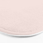Light Millennial Blush Pink Solid Bath Mat Gallery Image 3