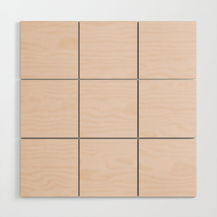 Light Millennial Blush Pink Solid Wood Wall Art Gallery Image 1