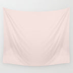 Light Millennial Blush Pink Solid Wall Tapestry Gallery Image 4