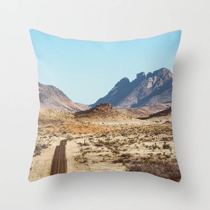 The Lost Highway III Throw Pillow Gallery Image 1
