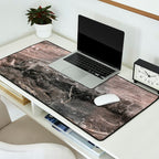 Smokey gray marble Desk Mat Gallery Image 2