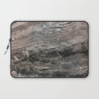 Smokey gray marble Laptop Sleeve Gallery Image 1