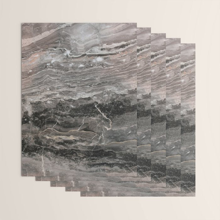 Smokey gray marble Wrapping Paper Gallery Image 3