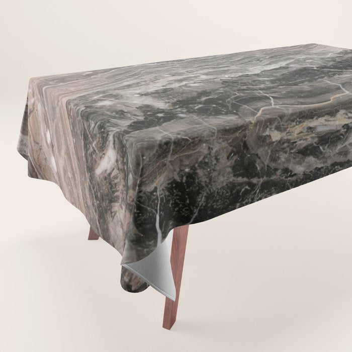 Smokey gray marble Tablecloth Gallery Image 1